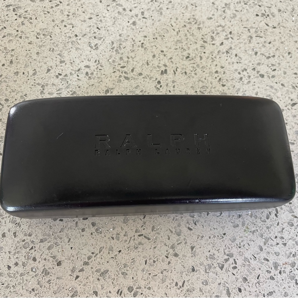 Ralph Lauren Glossy Black Eyewear Case